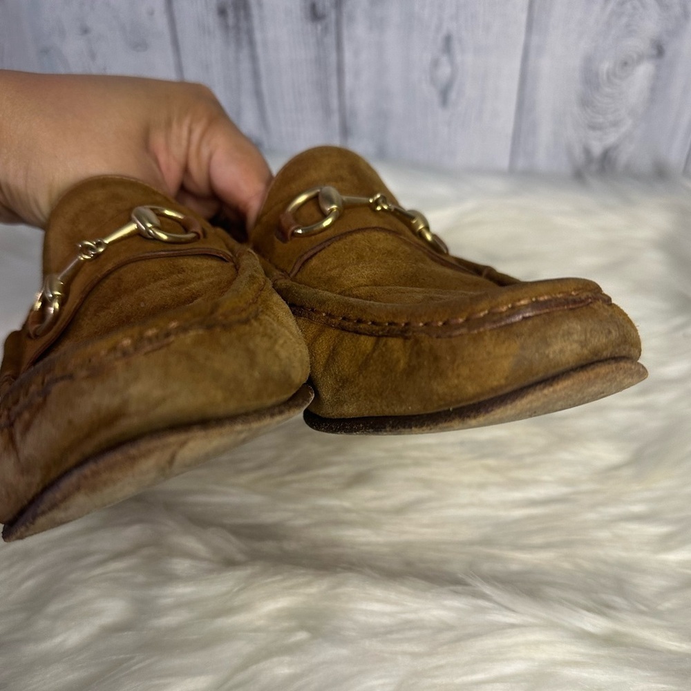 GUCCI guccissima loafers in tan - Picture 6 of 14